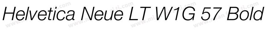 Helvetica Neue LT W1G 57 Bold conde字体转换